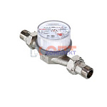 ВОДОСЧЕТЧИК  унив., квартирный, до +90^С, 1,5м3, 1/2", 110 мм  (NEW)   (1 /12шт)