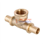 Тройник надвижной с переходом на вн.р. 16(2,2) х 1/2" х 16(2,2)