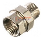 Разъёмное резьбовое соединение сгон-американка 3/4" из латуни (CW617N) (25/100шт)