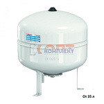 Бак расш. Белый для с-м водосн. 80л./4,0 - 10bar (3/4"), нерж фланец, заполнен азотом, (Flamco)