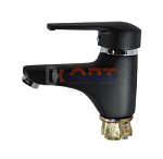 см-ль для умывальника, кер. картридж ⌀40, гайка кор., черный SIT1-A182YB