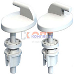 комплект крепежа КР07 для сиденья унитаза пластик (Уклад)