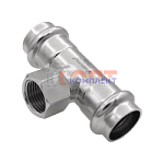 Тройник из нерж. стали   28×1"×28  внутр. резьба "VER-PRO"(20/2шт)