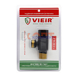 Кран угловой с отражателем1/2"x1/2" ЧЕРНЫЙ"ViEiR" (120/1шт)