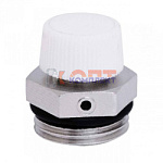 Воздухоотводчик ручной 1/2'' (кран Маевского) ручка (сброс без ключа) (50шт)