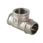 Тройник с переходом на нар. р. 1/2" вн.-вн.-нар.  (10 /100шт)