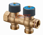 Коллектор бронзовый OV Multidis 3/4"x3/4" - 2 отвода ЕВРОКОНУС