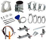 Крепеж хомуты метизы